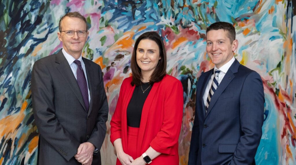 Philip lee strengthens corporate and employment practices with the arrival of bláthnaid evans and edon byrnes B and e group photo scaled e1771408440746