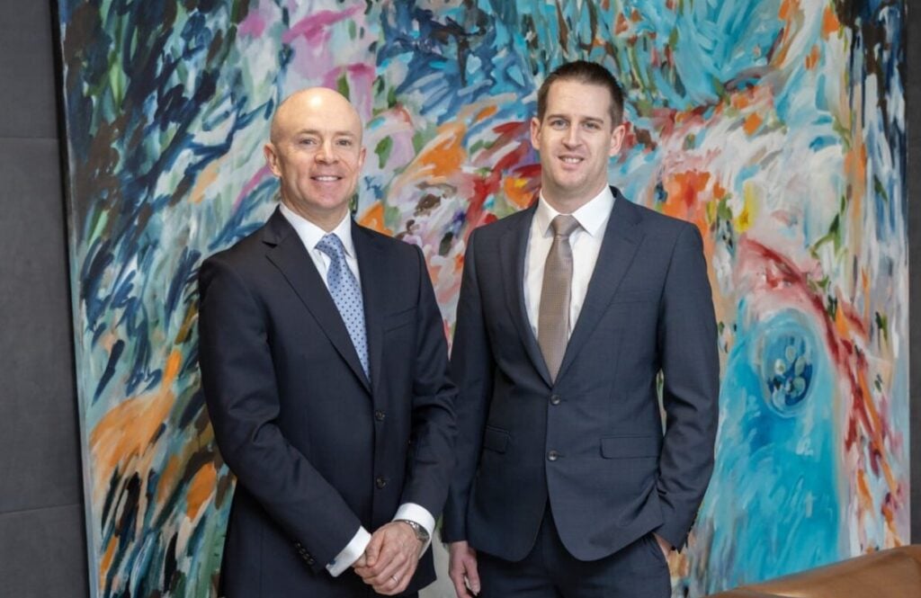 Patrick butler has been promoted to head of corporate secretarial services Eoghan and patrick chosen image e1771330789354